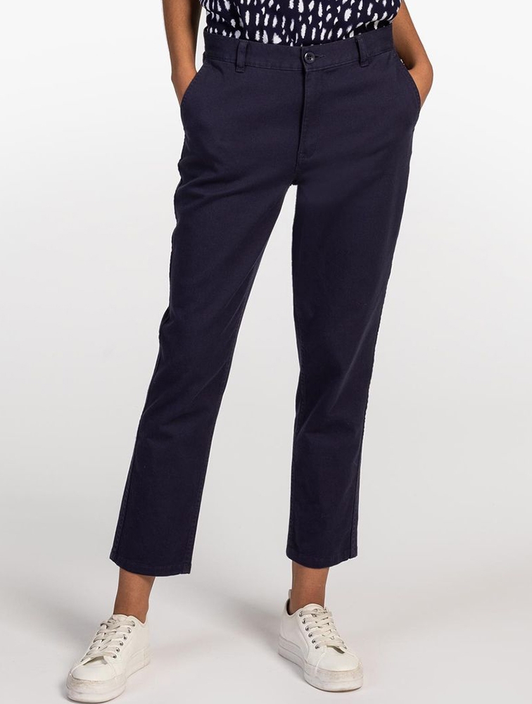 Navy chinos womens deals